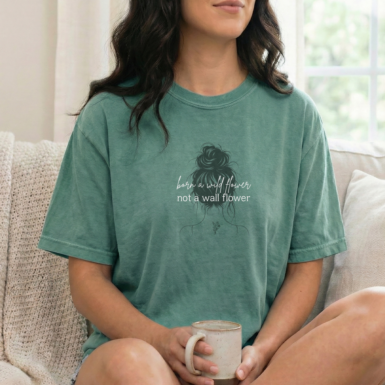 Born To Be A Wildflower Relaxed Fit Tee